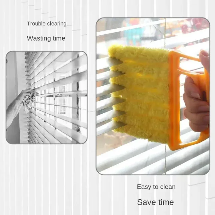 Cleaning brush in use
